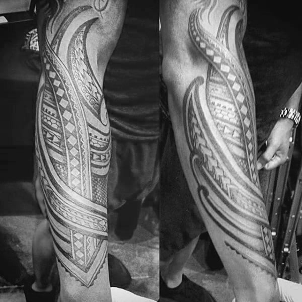 tatuaje tribal en antebrazo 09
