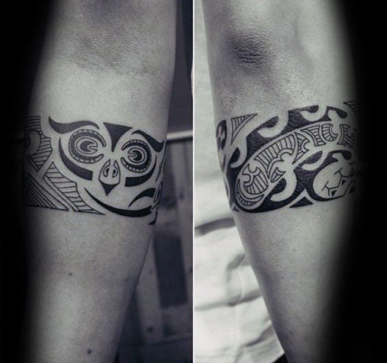 tatuaje tribal en antebrazo 57