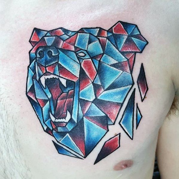 tatuaje animal geometrico 107