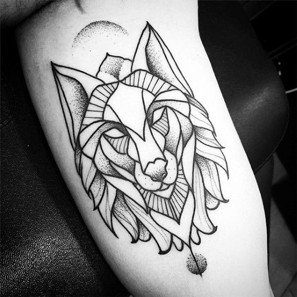 tatuaje animal geometrico 19