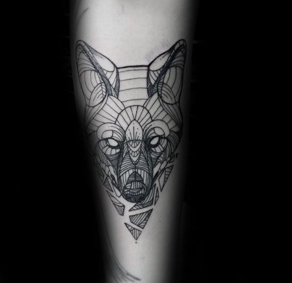 tatuaje animal geometrico 23