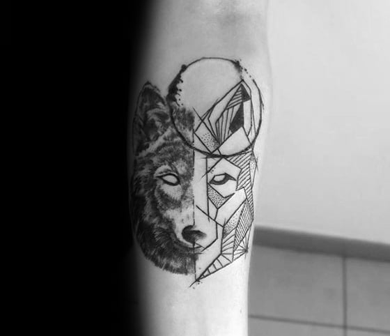 tatuaje animal geometrico 27