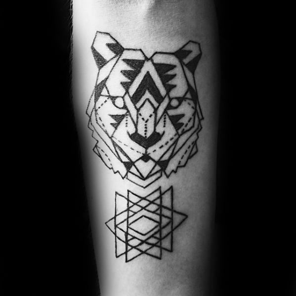 tatuaje animal geometrico 29