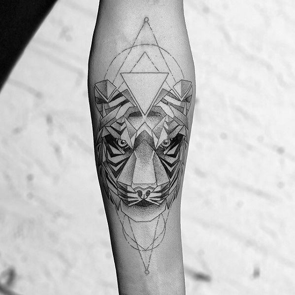 tatuaje animal geometrico 31