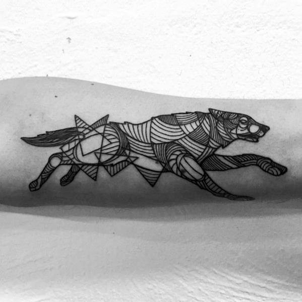 tatuaje animal geometrico 39