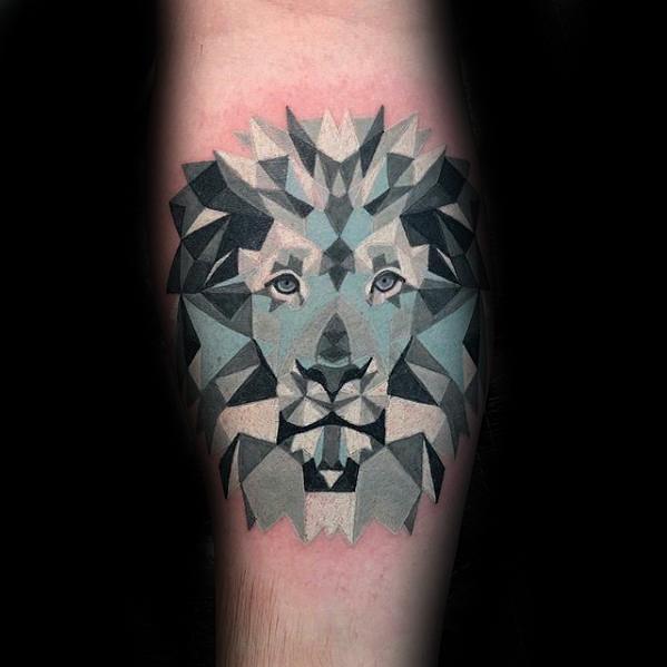 tatuaje animal geometrico 43