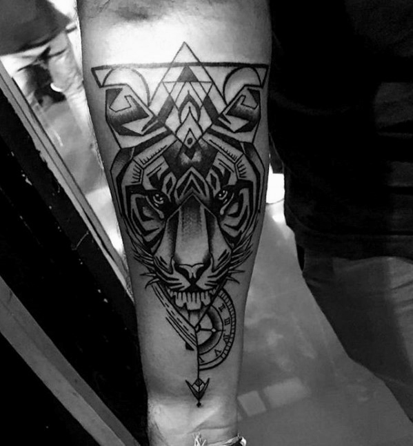 tatuaje animal geometrico 53