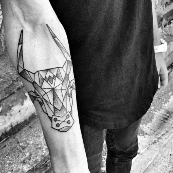 tatuaje animal geometrico 55