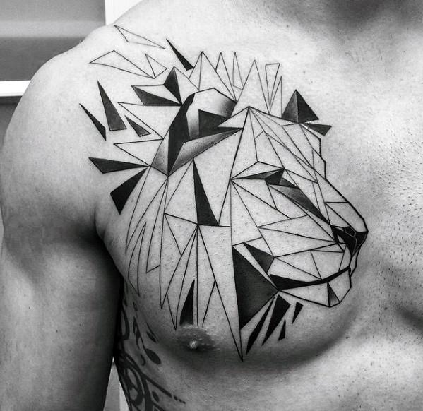 tatuaje animal geometrico 61
