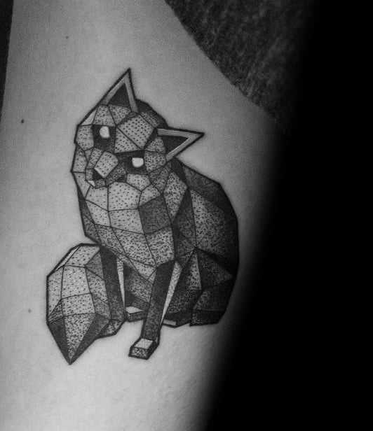 tatuaje animal geometrico 69