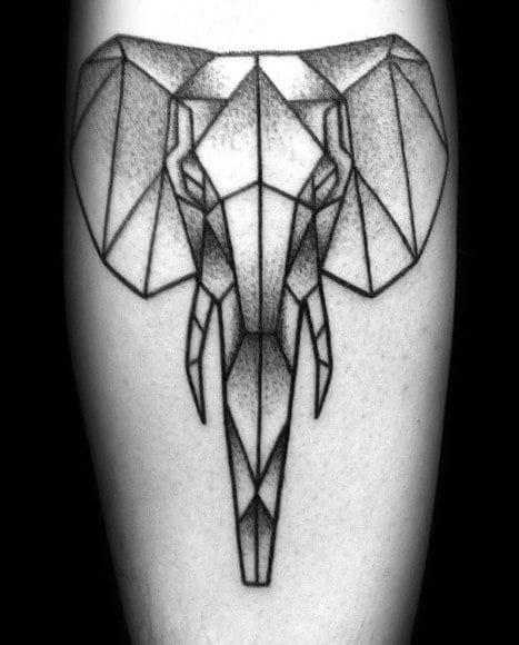 tatuaje animal geometrico 79
