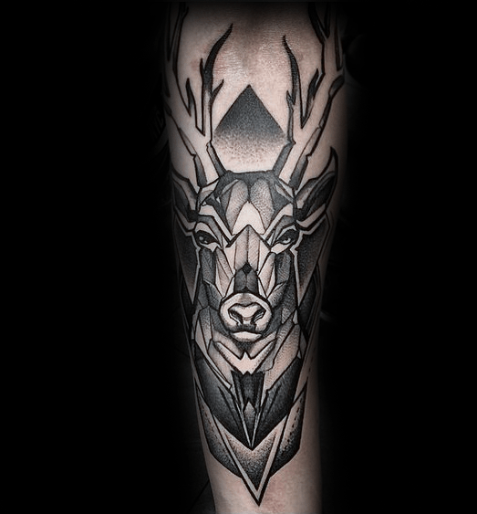 tatuaje animal geometrico 87
