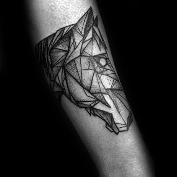 tatuaje animal geometrico 89