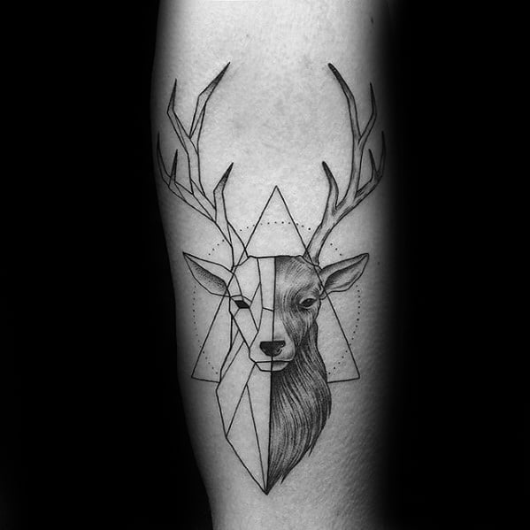 tatuaje animal geometrico 91