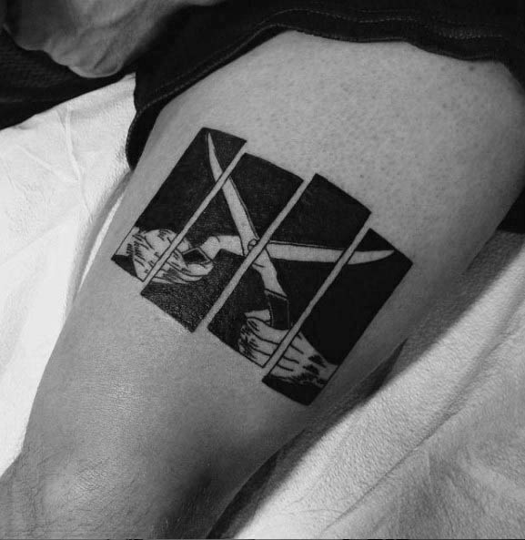tatuaje bandera negra 67