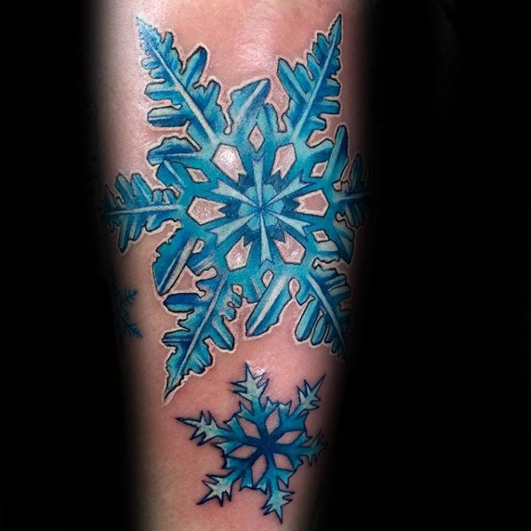 tatuaje copo de nieve 05