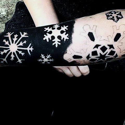 tatuaje copo de nieve 117
