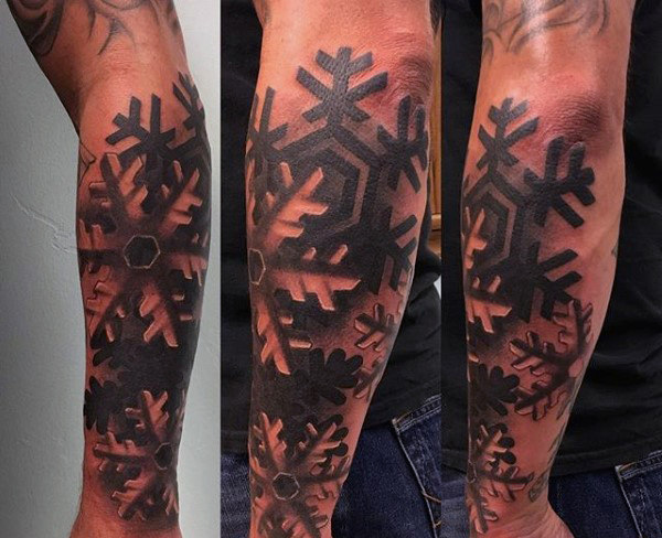 tatuaje copo de nieve 127