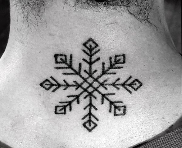 tatuaje copo de nieve 91