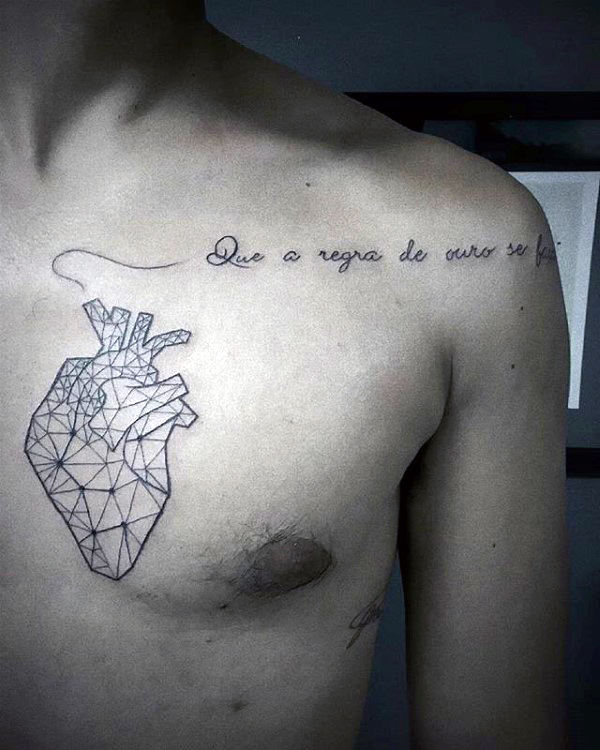 tatuaje corazon geometrico 61