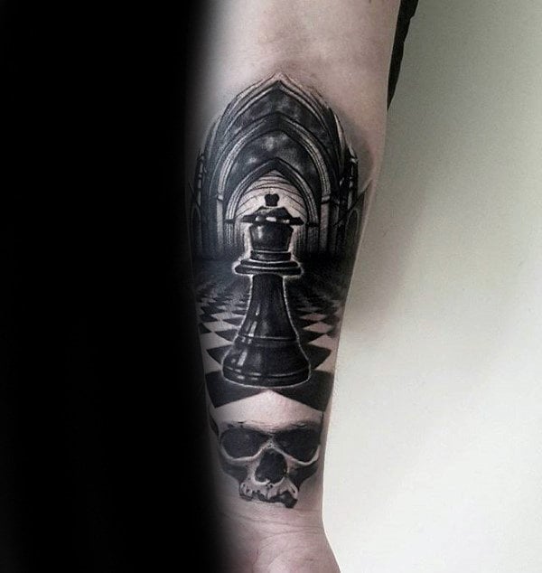 tatuaje dama ajedrez 105
