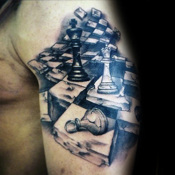 tatuaje dama ajedrez 107