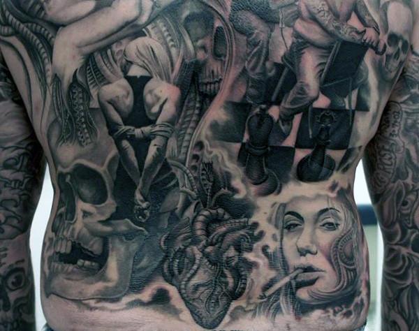 tatuaje dama ajedrez 13