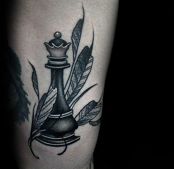 tatuaje dama ajedrez 19