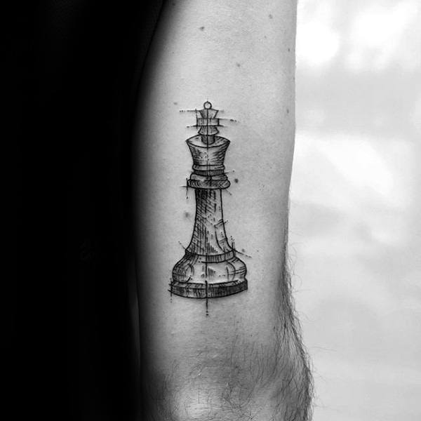 tatuaje dama ajedrez 25