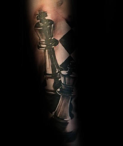 tatuaje dama ajedrez 33