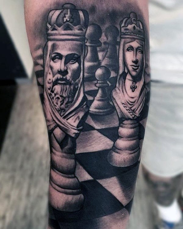 tatuaje dama ajedrez 41