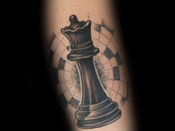 tatuaje dama ajedrez 77