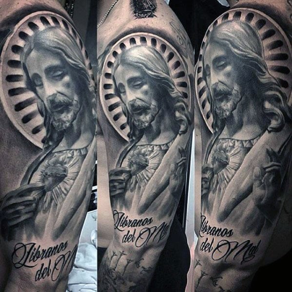 tatuaje manga de jesus 81