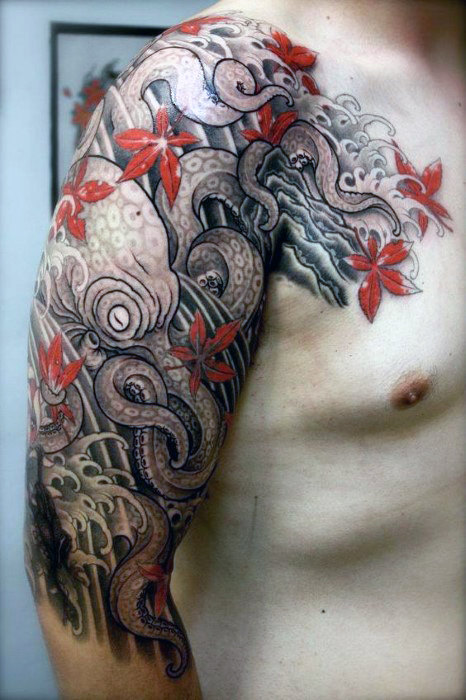 tatuaje pulpo japones 11