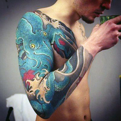 tatuaje pulpo japones 79