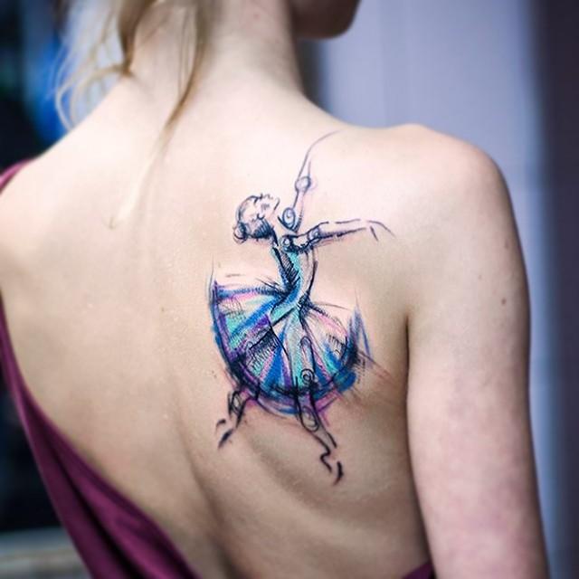 tatuaje bailarina 111