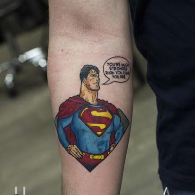 Tatuaje de Superman