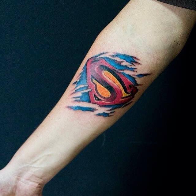 tatuaje superman 45