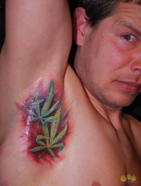 tatuaje marihuana cannabis 03