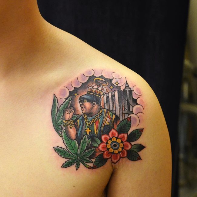 tatuaje marihuana cannabis 53