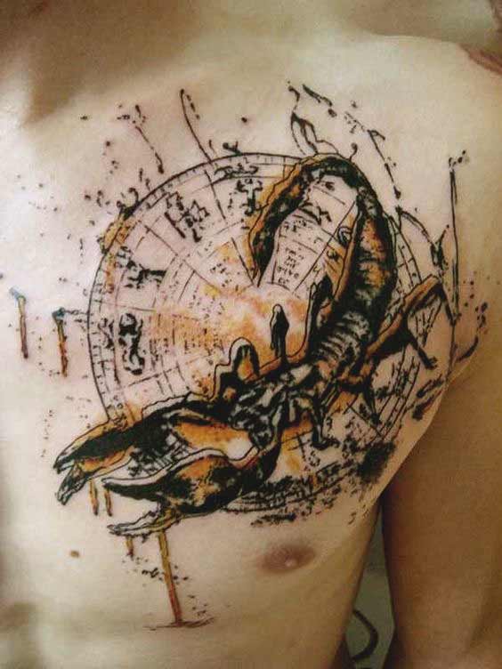 tatuaje signo escorpio 145