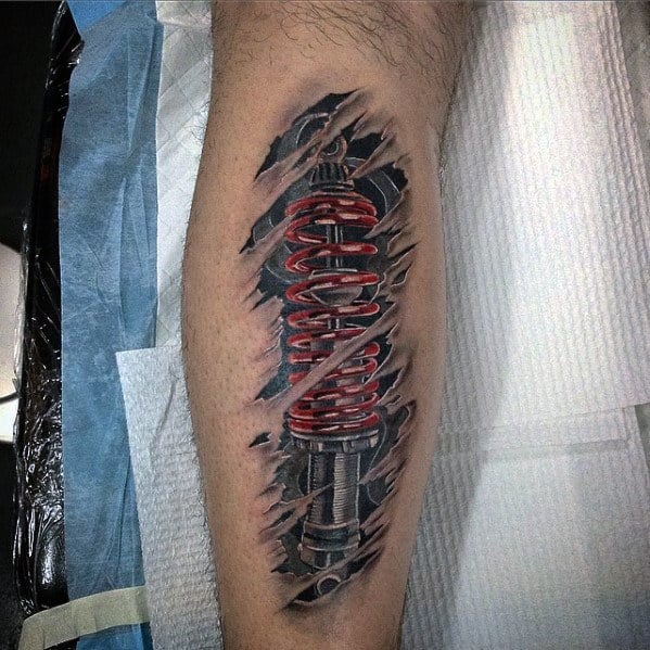 tatuaje amortiguador suspension 37