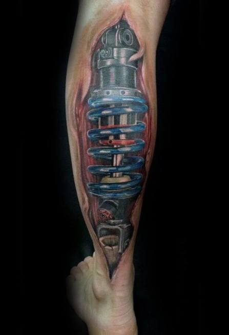 tatuaje amortiguador suspension 47