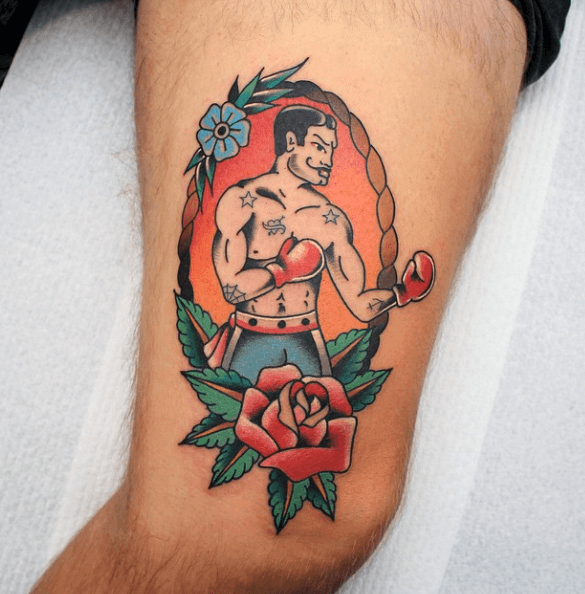 tatuaje boxeador 41