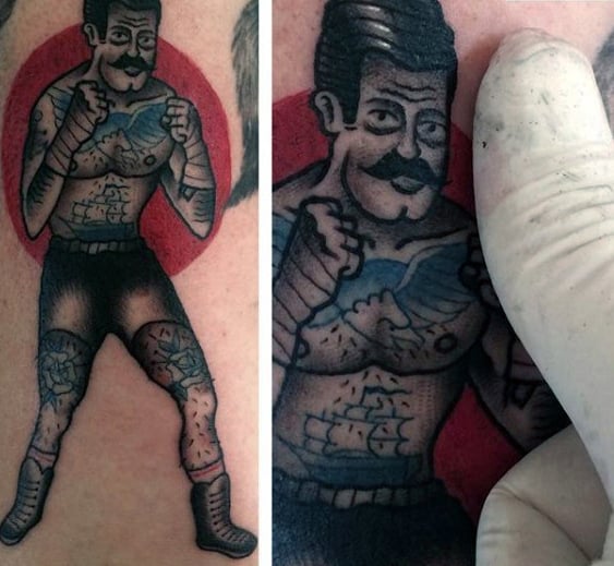 tatuaje boxeador 43