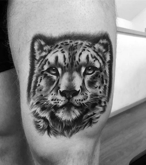 tatuaje leopardo nieves 45