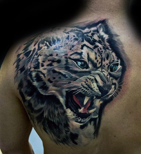 tatuaje leopardo nieves 57