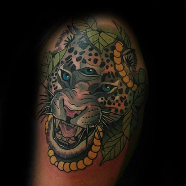 tatuaje leopardo nieves 67