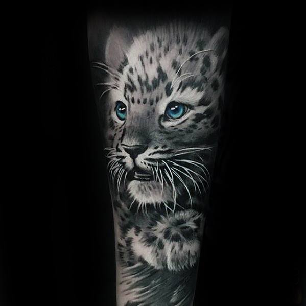 tatuaje leopardo nieves 69