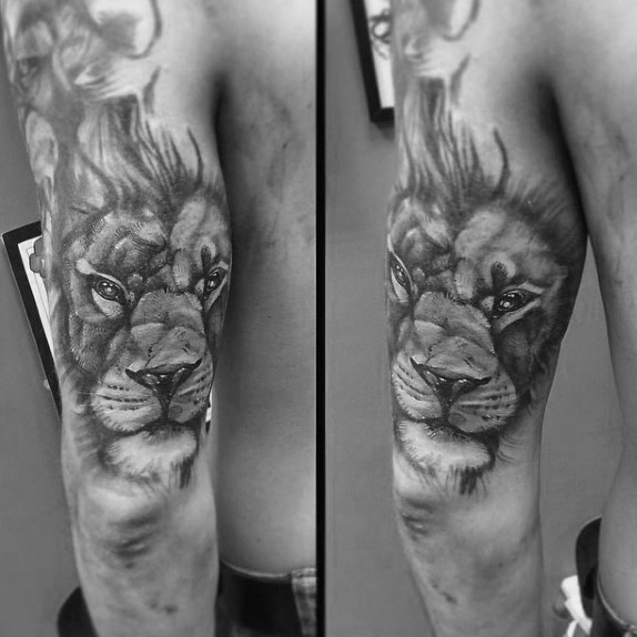 tatuaje parte posterior brazo 33